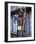 Abui Tribal Headhunter in Warrior Dress, Alor Island, Eastern Area, Indonesia, Southeast Asia-Alison Wright-Framed Photographic Print
