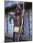 Abui Tribal Headhunter in Warrior Dress, Alor Island, Eastern Area, Indonesia, Southeast Asia-Alison Wright-Mounted Photographic Print
