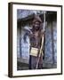 Abui Tribal Headhunter in Warrior Dress, Alor Island, Eastern Area, Indonesia, Southeast Asia-Alison Wright-Framed Photographic Print