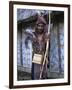 Abui Tribal Headhunter in Warrior Dress, Alor Island, Eastern Area, Indonesia, Southeast Asia-Alison Wright-Framed Photographic Print