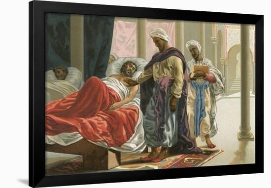 Abulcasis in the Hospital in Cordoba-Josep or Jose Planella Coromina-Framed Giclee Print