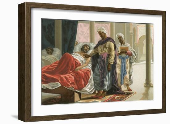 Abulcasis in the Hospital in Cordoba-Josep or Jose Planella Coromina-Framed Giclee Print