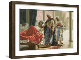 Abulcasis in the Hospital in Cordoba-Josep or Jose Planella Coromina-Framed Giclee Print