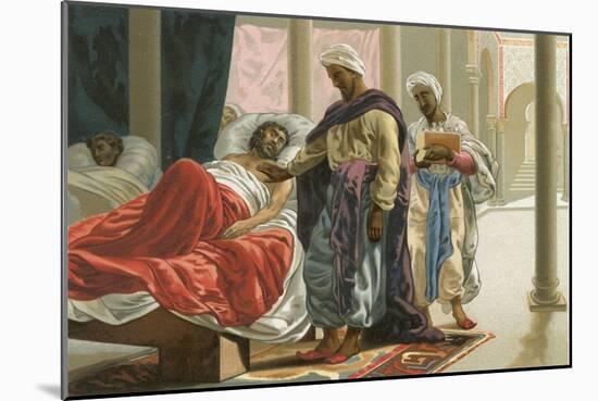 Abulcasis in the Hospital in Cordoba-Josep or Jose Planella Coromina-Mounted Giclee Print