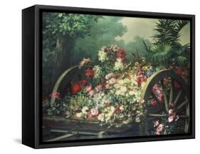 Abundance of Flowers-Desire De Keghel-Framed Stretched Canvas