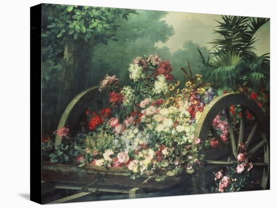 Abundance of Flowers-Desire De Keghel-Stretched Canvas