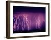 Abundance of Lightning Strikes near Tucson-null-Framed Premium Photographic Print