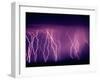 Abundance of Lightning Strikes near Tucson-null-Framed Premium Photographic Print