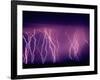 Abundance of Lightning Strikes near Tucson-null-Framed Photographic Print