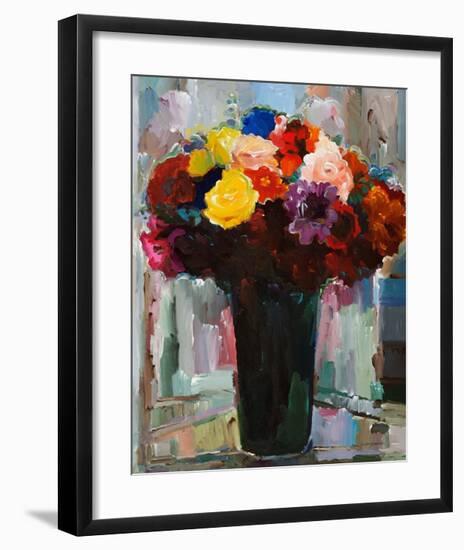 Abundant Bouquet-Hooshang Khorasani-Framed Art Print