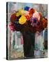 Abundant Bouquet-Hooshang Khorasani-Stretched Canvas