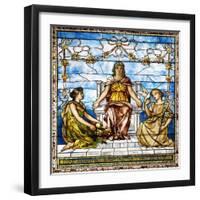 Abundantia, Hospitalitas, Concordia, C.1890-null-Framed Giclee Print