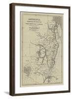 Abyssinia, Showing the Route of the British Forces-John Dower-Framed Giclee Print