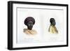 Abyssinian Portraits, 1848-null-Framed Giclee Print