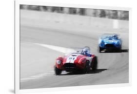 AC Cobra Racing Monterey Watercolor-NaxArt-Framed Art Print