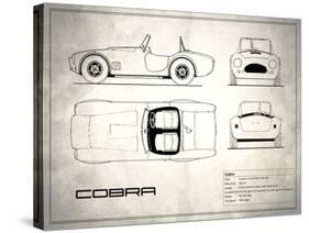 AC Cobra White-Mark Rogan-Stretched Canvas