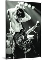 AC/DC- Angus Young at Leicester Demontfort Hall, 1979-null-Mounted Poster