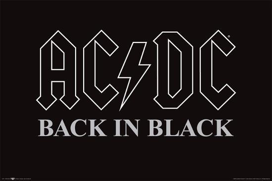AC/DC Back In Black' Posters | AllPosters.com