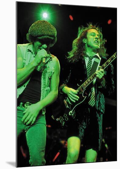 Ac/Dc-null-Mounted Poster