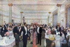 Berkleley Hotel Dinner-AC Michael-Art Print