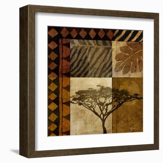 Acacia Sunrise I-Keith Mallett-Framed Art Print