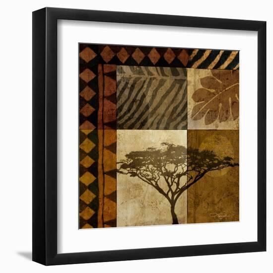 Acacia Sunrise I-Keith Mallett-Framed Art Print