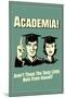 Academia Tasty Nuts From Hawaii Funny Retro Poster-Retrospoofs-Mounted Poster