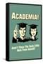 Academia Tasty Nuts From Hawaii Funny Retro Poster-Retrospoofs-Framed Stretched Canvas