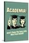 Academia Tasty Nuts From Hawaii Funny Retro Poster-Retrospoofs-Stretched Canvas
