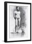 Academic Male Nude with a Grecian Urn, 1883-Joaquín Sorolla y Bastida-Framed Giclee Print