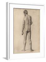 Academic Nude, Seen from the Back, 1862-Paul Cezanne-Framed Giclee Print