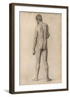 Academic Nude, Seen from the Back, 1862-Paul Cezanne-Framed Giclee Print