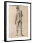 Academic Nude, Seen from the Back, 1862-Paul Cezanne-Framed Giclee Print