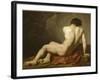 Académie d'Homme dite Patrocle-Jacques-Louis David-Framed Giclee Print