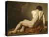 Académie d'Homme dite Patrocle-Jacques-Louis David-Stretched Canvas