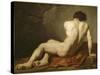 Académie d'Homme dite Patrocle-Jacques-Louis David-Stretched Canvas