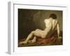 Académie d'Homme dite Patrocle-Jacques-Louis David-Framed Giclee Print