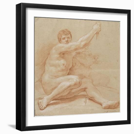 Académie d'homme-Jean Baptiste Van Loo-Framed Giclee Print