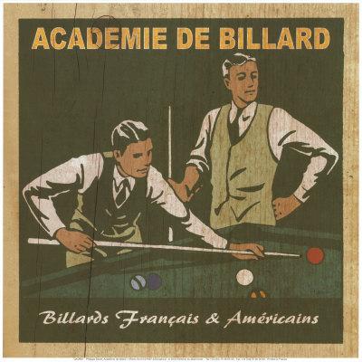 Academie de Billard I' Posters - Philippe David | AllPosters.com