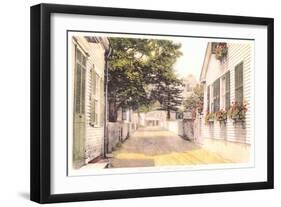 Academy Avenue, Nantucket, Massachusetts-null-Framed Art Print