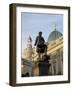 Academy of Fine Arts, Frauenkirche, Dresden, Saxony, Germany, Europe-Hans Peter Merten-Framed Photographic Print