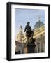 Academy of Fine Arts, Frauenkirche, Dresden, Saxony, Germany, Europe-Hans Peter Merten-Framed Photographic Print