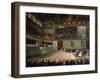 Academy of Music in Salone Dei Cinquecento (Hall of Five Hundred) in Palazzo Vecchio-null-Framed Giclee Print