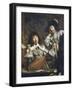 Academy of Music, or Meeting of Amateurs, Circa 1640-null-Framed Giclee Print