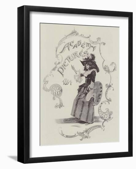 Academy Pictures, 1894-Robert Sauber-Framed Giclee Print