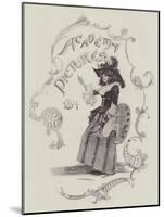 Academy Pictures, 1894-Robert Sauber-Mounted Giclee Print