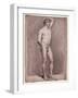 Academy Study of the Male Nude, 1764-Jacques-Louis David-Framed Giclee Print