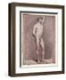 Academy Study of the Male Nude, 1764-Jacques-Louis David-Framed Giclee Print