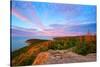 Acadia National Park, Maine - Cadillac Mountains-Lantern Press-Stretched Canvas