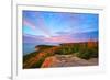 Acadia National Park, Maine - Cadillac Mountains-Lantern Press-Framed Premium Giclee Print